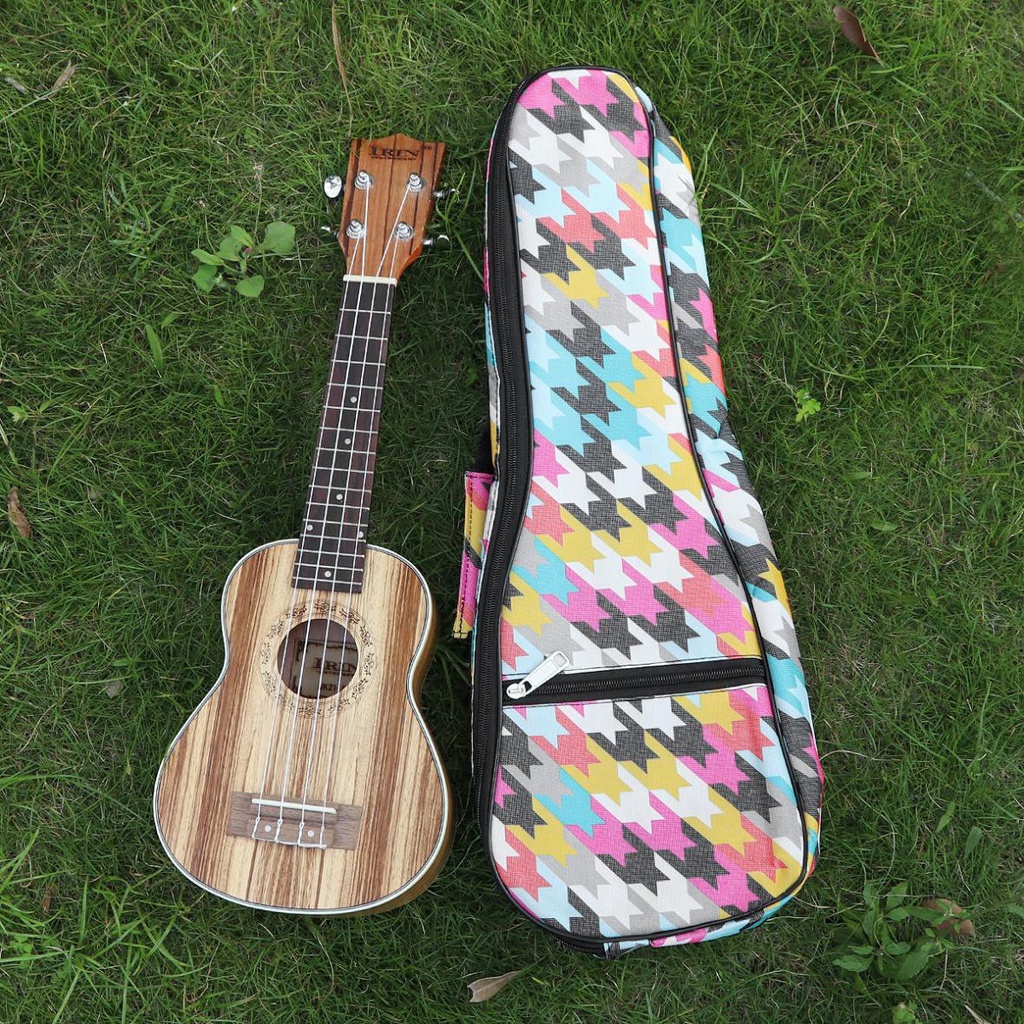 Túi Đựng Đàn ukulele 5mm 21 / 23 / 26 inch Chất Liệu Xốp Mềm Chống Thấm Nước Nhiều Màu Sắc