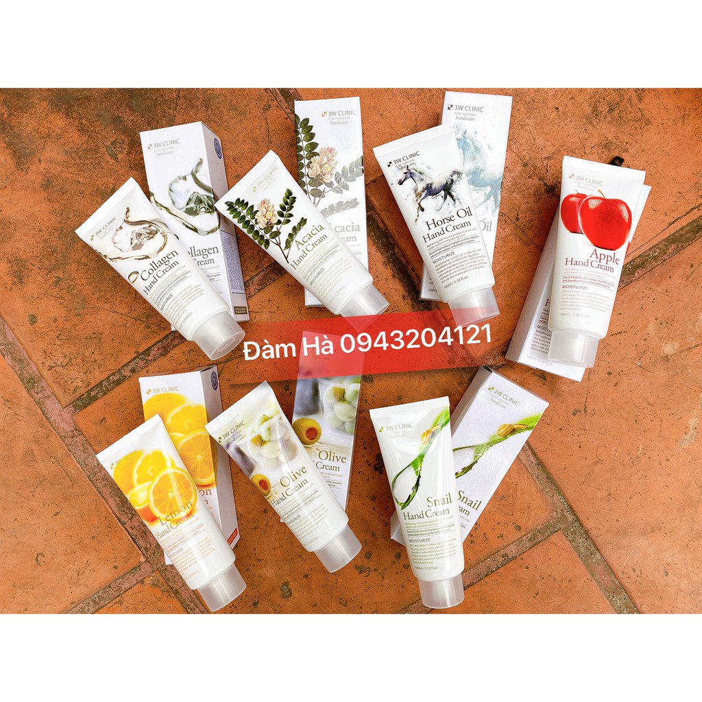 Kem dưỡng da tay 3W Clinic Hand Cream