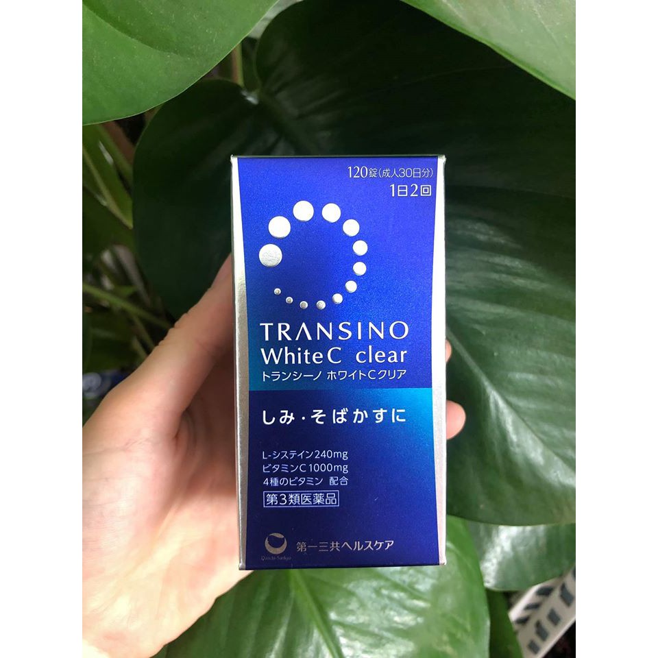 TRANSINO XANH 120 Viên - Viên Uống Trị_Nám, Trắng_Da Transino White C Nhật Bản HOT | BigBuy360 - bigbuy360.vn