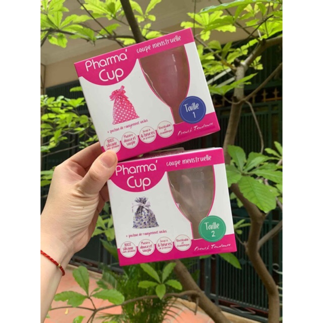 Cốc nguyệt san Pharma Cup Pháp mẫu mới