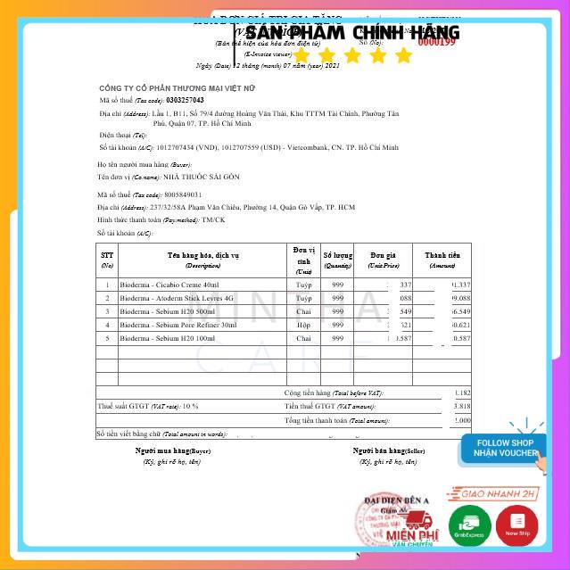 Nước Tẩy Trang Bioderma Créaline H2O 500ml ⚡ FREESHIP ⚡Bản Mới Nhất Biodema Tẩy Trang mới nhất 2022 C | BigBuy360 - bigbuy360.vn