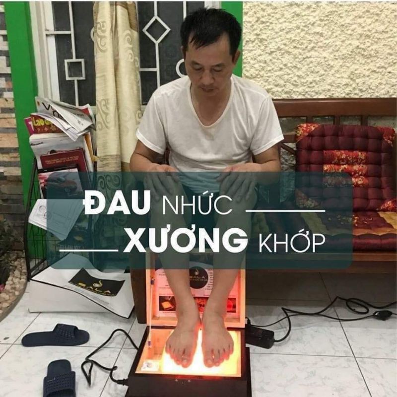 Hộp Đèn Đá Muối Himalaya Massage Chân - ẢNH THẬT - CÓ HƯỚNG DẪN SỬ DỤNG