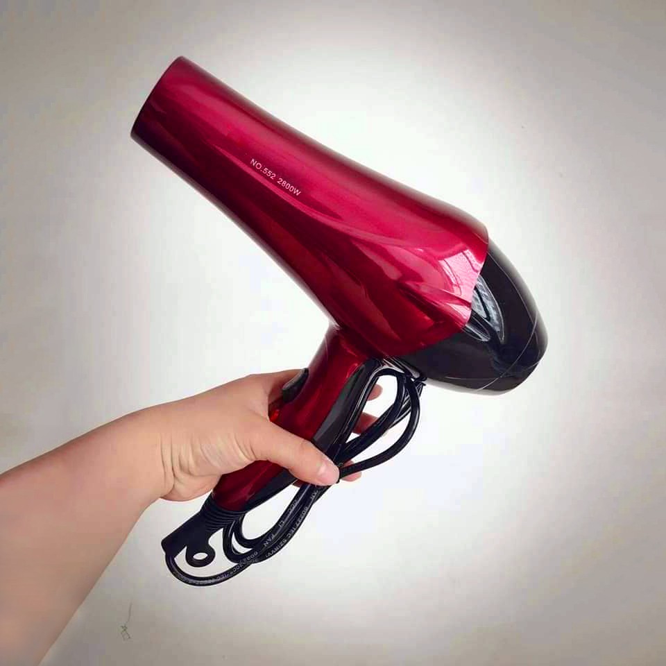 Máy Sấy Tóc 2 Chiều Model 552 Công Suất Lớn 2800W (Tặng Dụng Cụ Tạo Kiểu Siêu HOT), Bảo hành 6 tháng