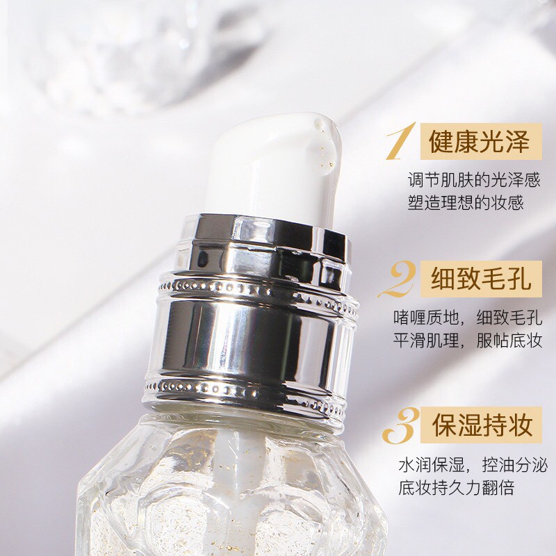 PiAC - Kem lót Lá Vàng Moisten Gold foil Make Up Base Kem Lót Trong Suốt Chứa Lá Vàng, Nước Hoa Hồng, Hyaluronic acid, | BigBuy360 - bigbuy360.vn