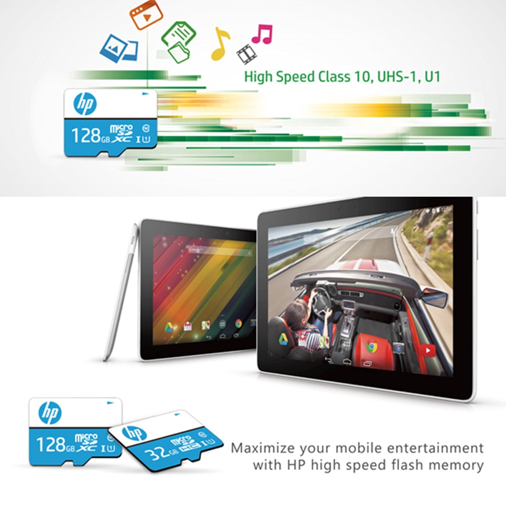 HP Thẻ Nhớ 128gb 64gb 32gb 16gb Sdhc / Sdxc Class 10 Cart Tf | BigBuy360 - bigbuy360.vn