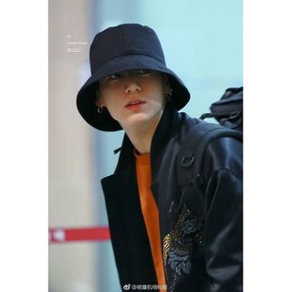 Mũ bucket trơn rộng vành giống BTS Jungkook