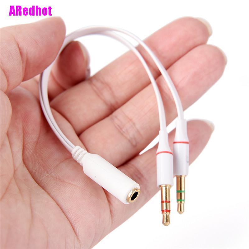 Cáp Chuyển Đổi Âm Thanh Hình Chữ Y Từ 3.5mm Sang 2 Ổ Cắm