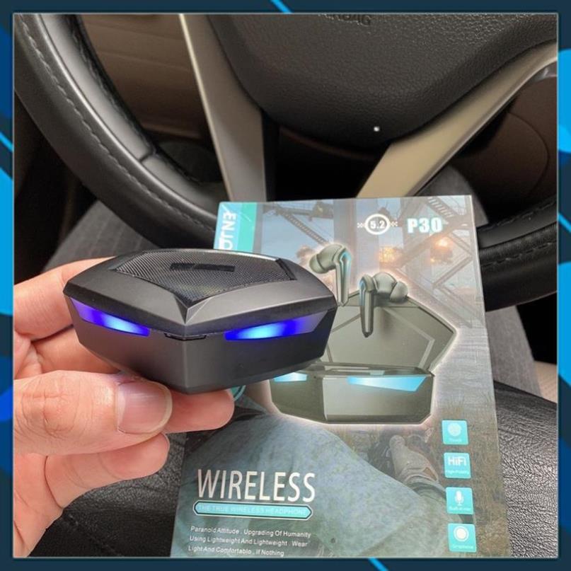 Tai Nghe Bluetooth P30 , Tai Nghe chơi game Gaming, Bass Hay, Có Míc, Độ Trễ Cực Thấp