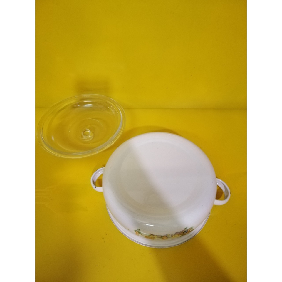 Nồi men nội địa Nhật, size 23cm, cao 8cm (mã 736), Dùng được bếp từ