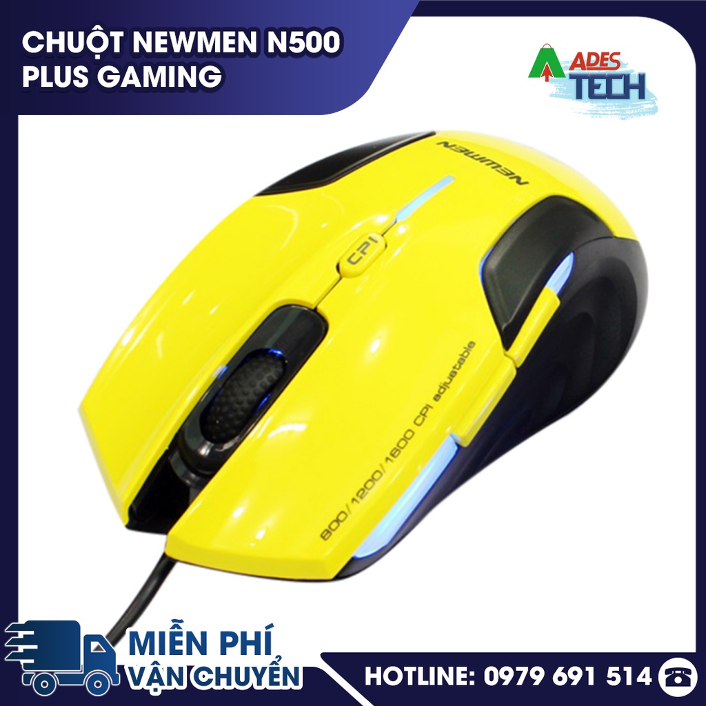 Chuột Gaming Có Dây Newmen N500 Plus | Thợ Săn | Hàng Chính Hãng | Bảo Hành 24 Tháng