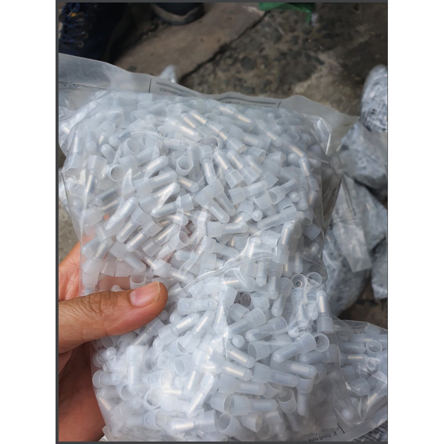 Gói 500/1000 cái Cos chụp nhựa nối dây điện Φ3-4-6-8