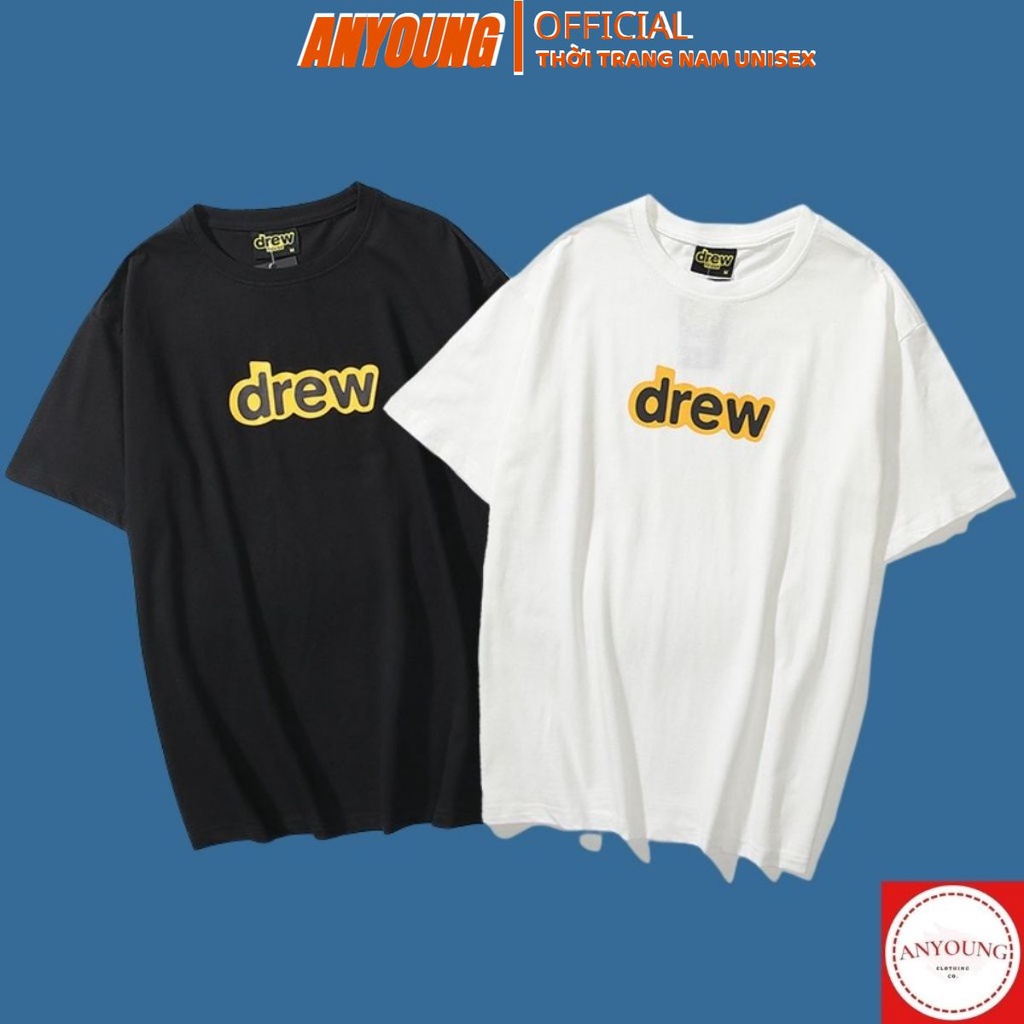 Áo Thun Drew Áo Thun Nam From Rộng Unisex Áo Phông Nam Cao Cấp Hàn Quốc Phù Hợp Cho Cả Nam Và Nữ At301