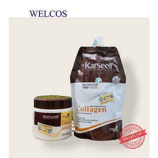  Kem ủ tóc Collagen Phục hồi tóc Karseell Maca 500ML Hàng Chính Hãng CT27