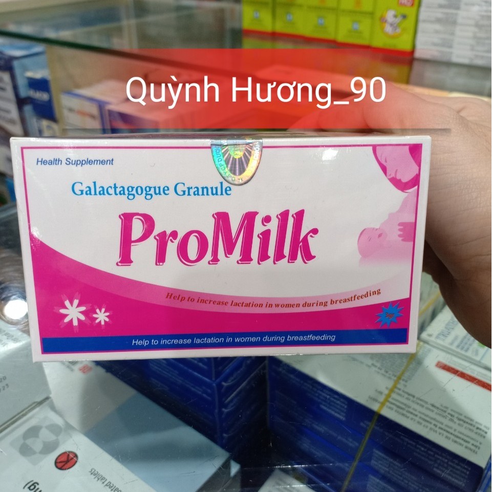 Cốm lợi sữa PROMILK hộp 20 gói giúp tăng tiết sữa ở phụ nữ sau sinh