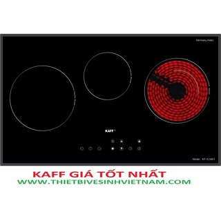 Bếp điện từ kaff kf- ic3801, 1 hồng ngoại + 2 từ, bảo hành chính hãng 5 năm