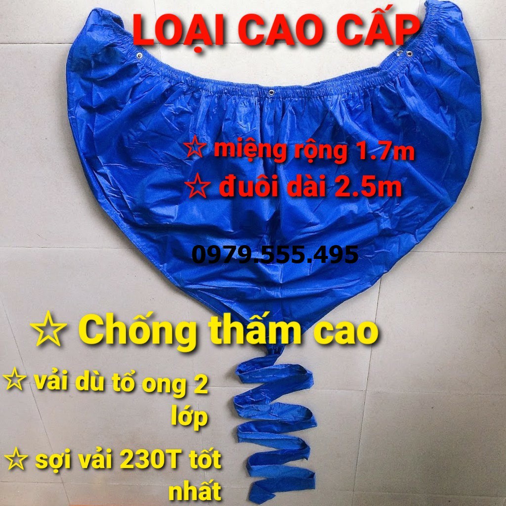 Túi vệ sinh máy lạnh loại tổ ông xanh dương cao cấp-