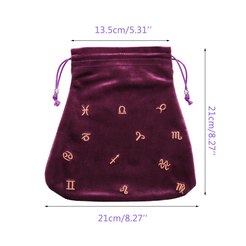 Túi Dây Rút Đựng Thẻ Chơi Game Chất Liệu Nhung Nỉ