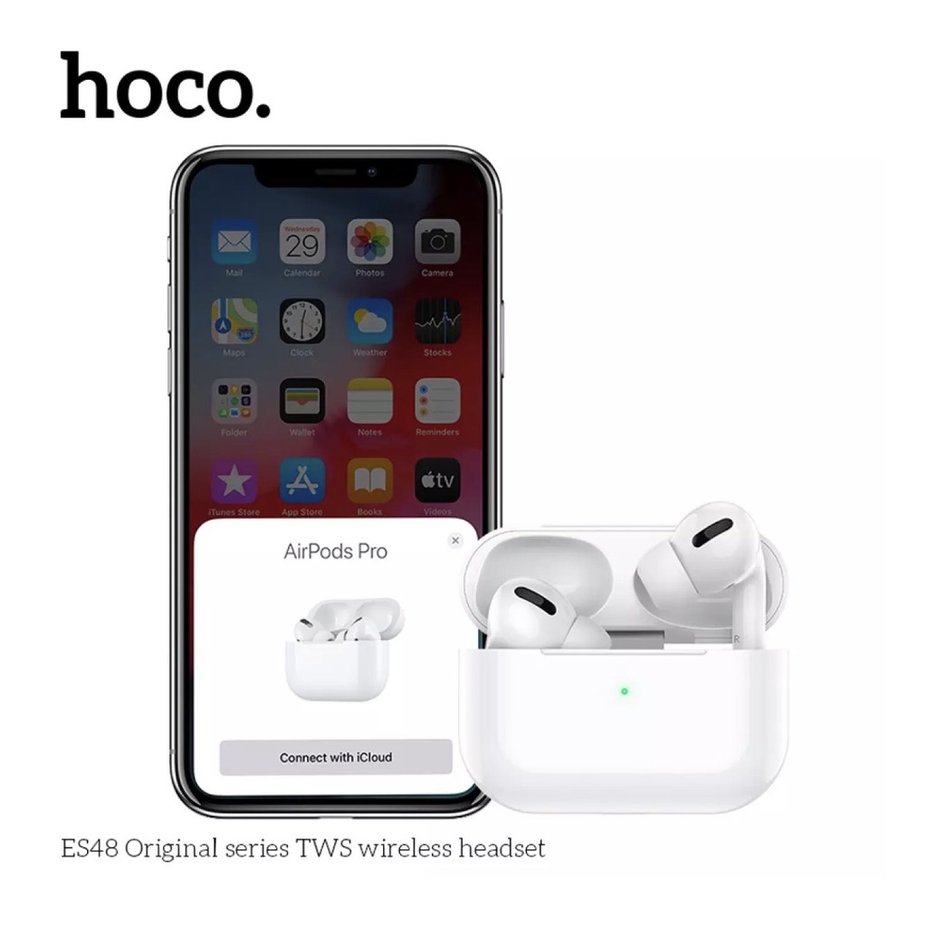 Tai nghe bluetooth Hoco Es48 kiểu dáng Airpods Pro chính hãng hoco