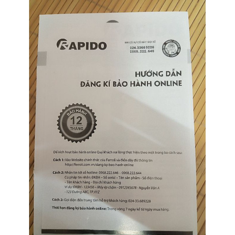 [Mã SKAMA8 giảm 8% đơn 300K] MÁY ÉP CHẬM HOA QUẢ RAPIDO RSJ150 Công Nghệ Đức(Bảo hành Chính hãng 12 tháng )