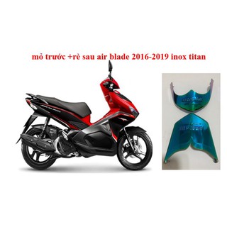 ✅ ỐP MŨI DÈ XI  TITAN AIR BLADE 2016-2020 ( BẢO VỆ DÈ TRƯỚC SAU –GIÁ 1 BỘ) ✅ (hình thật)