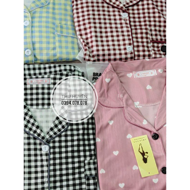 [có sẵn] - ĐỒ BỘ PIJAMA CỘC TAY QUẦN DÀI NHIỀU MÃ ĐẸP ( Quảng Châu) | BigBuy360 - bigbuy360.vn