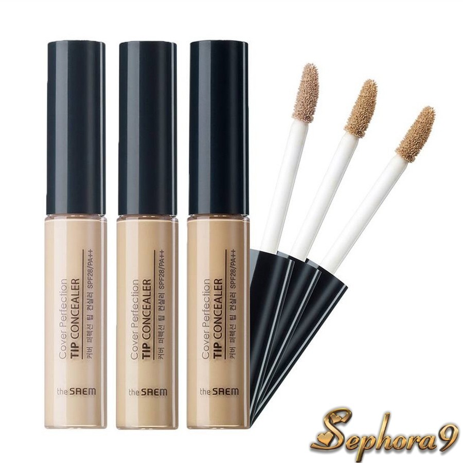 Kem che khuyết điểm The Saem Cover Perfection Tip Concealer Spf28 PA++ lâu trôi | BigBuy360 - bigbuy360.vn