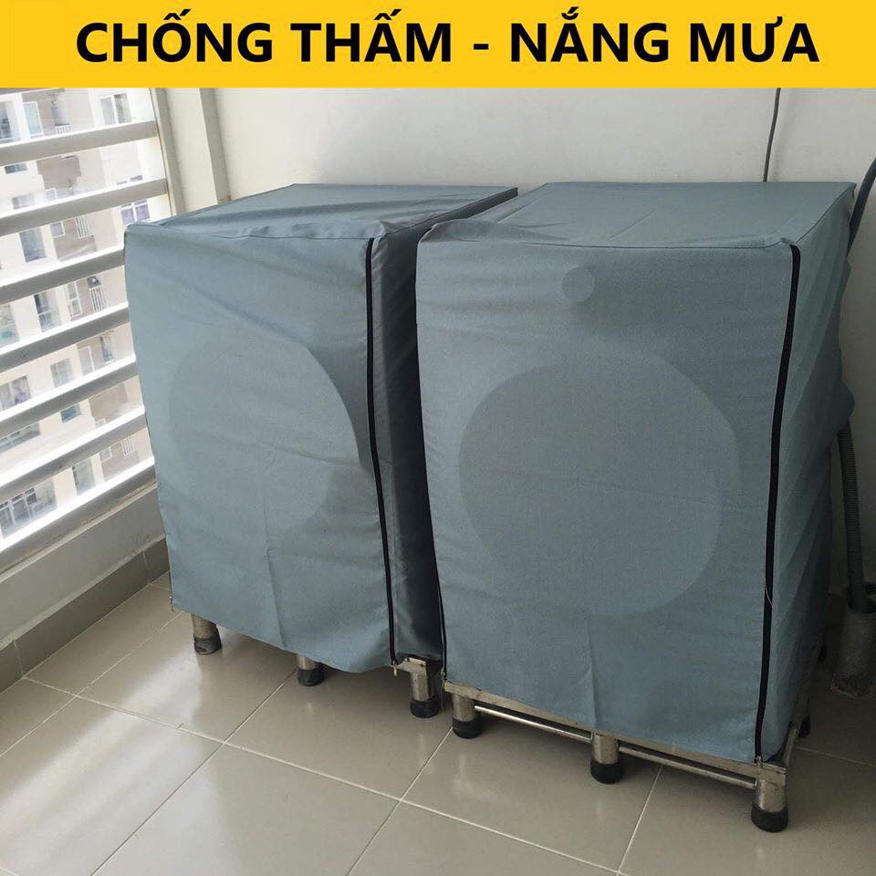 [Vải dù không thấm nước] Áo Trùm Máy Giặt Cửa Trước LG Siêu Bền Chống Mưa Nắng Nóng Từ 7kg đến 14kg