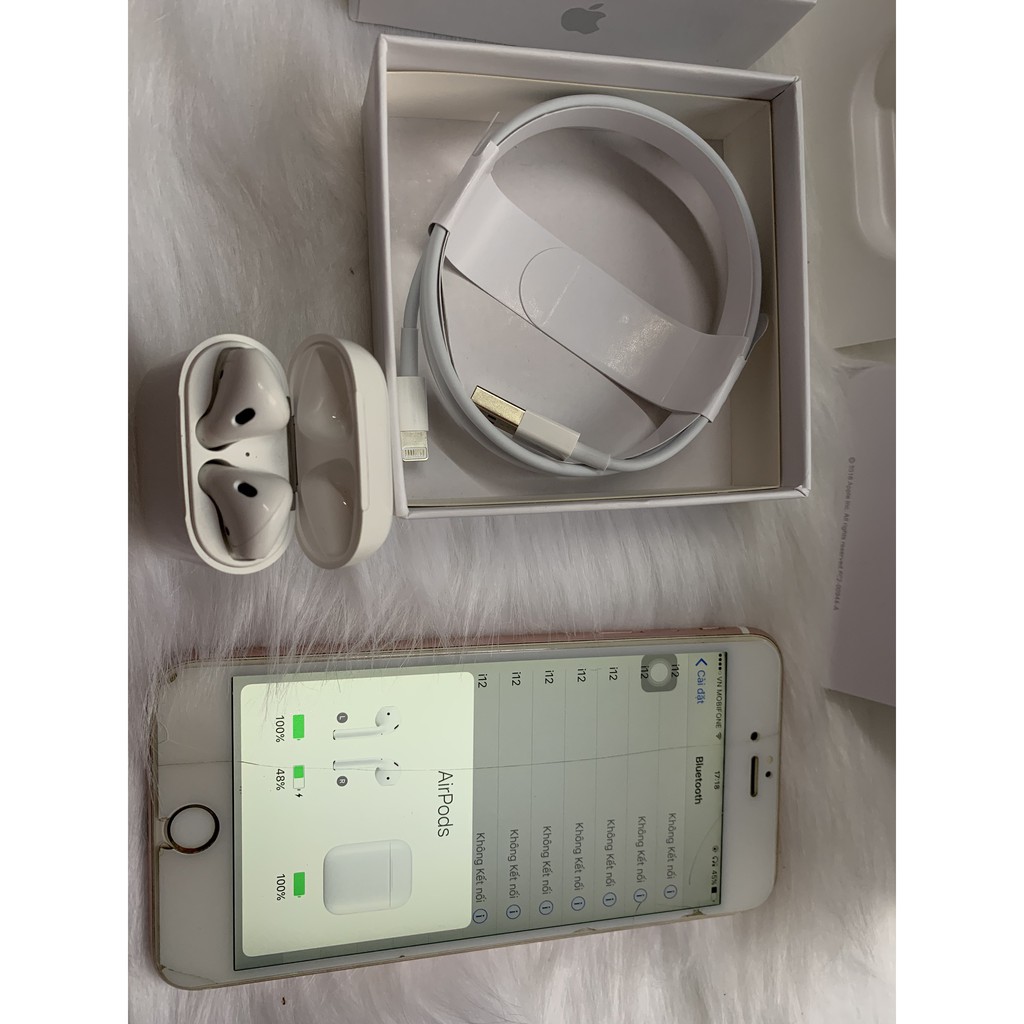 Tai nghe bluetooth airpods 2 dùng cho cả ios và adroid. BH 6 tháng | BigBuy360 - bigbuy360.vn