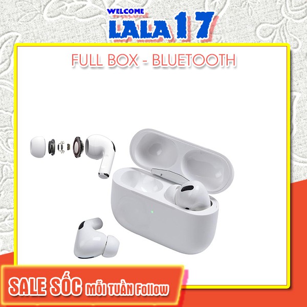 Tai nghe Bluetooth không dây Airpod thế hệ 3 Combo case Airpods pro i12 TWS giá rẻ nhất- Lala17