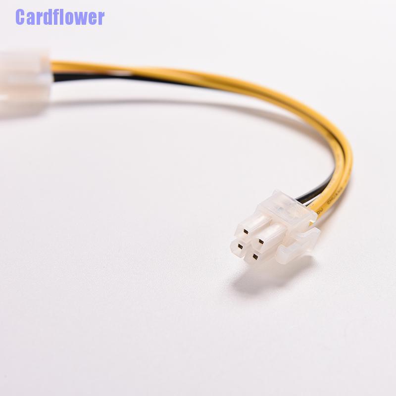 Cardflower  8 Inch 20cm ATX 4 Pin Male to Female Power Supply Cable Cord Connector Adapter