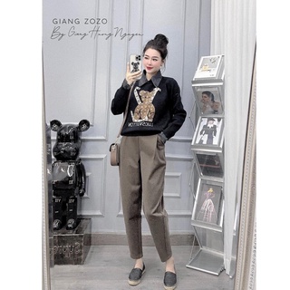Quần baggy dạ 2 li cho nữ