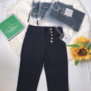 Quần legging Hàn đính khuy