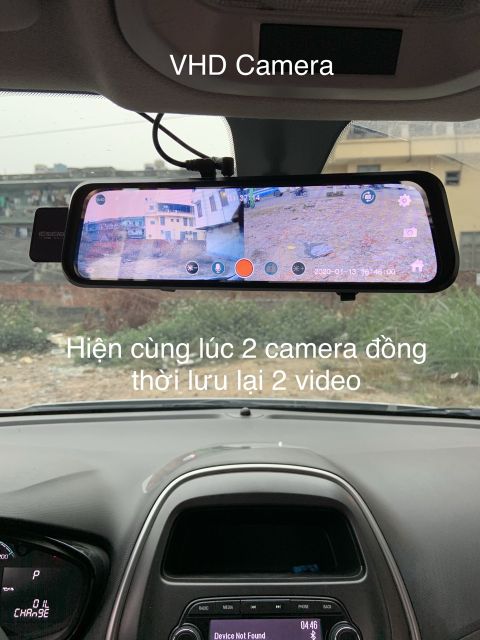 Camera 10 inch Full màn hình có cam lùi - ghi hành trình trước và sau đồng thời, Tiếng Việt, độ nét Full HD | BigBuy360 - bigbuy360.vn