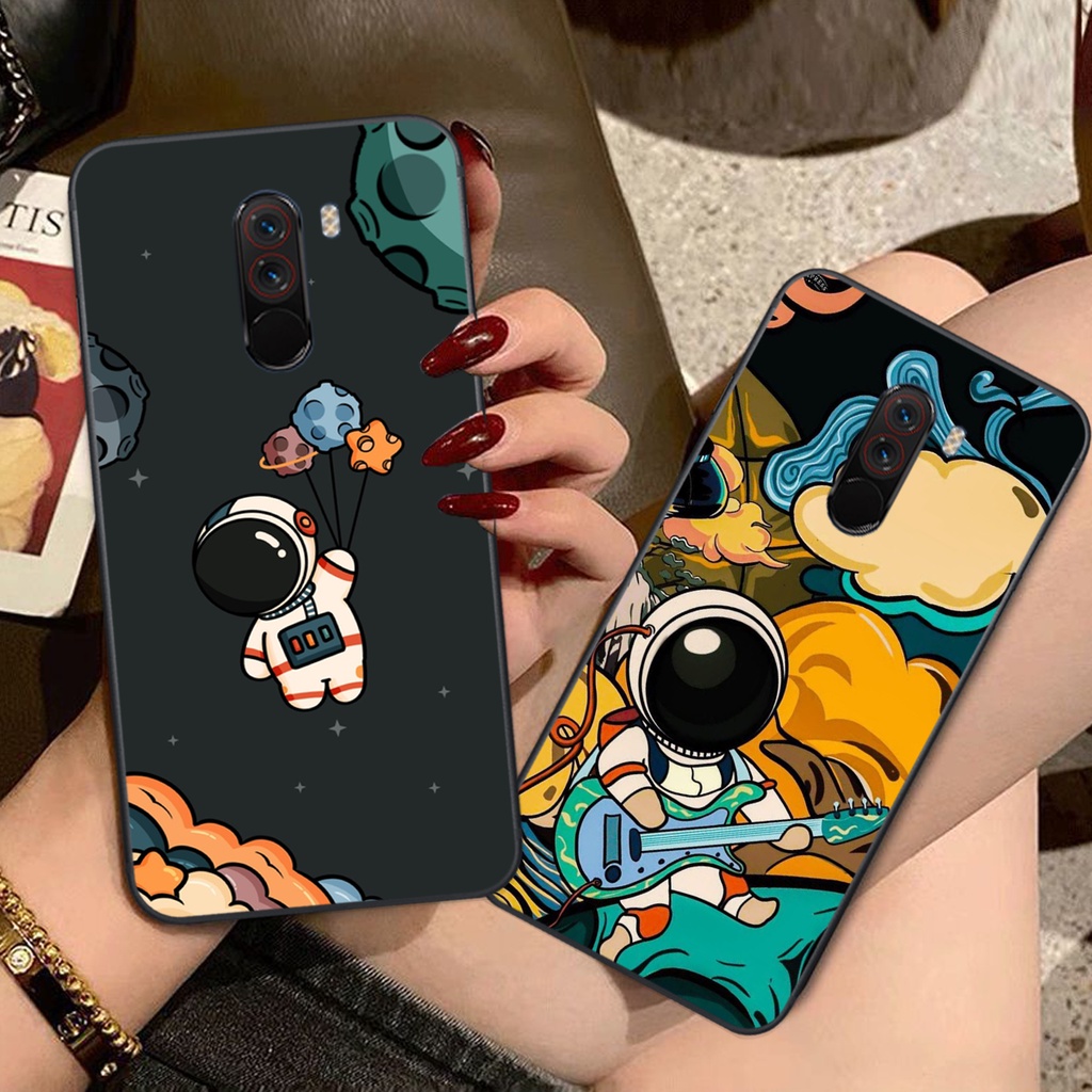 Ốp lưng Xiaomi Pocophone F1 vũ trụ phi hành gia cực hot siêu cute-rẻ-bền
