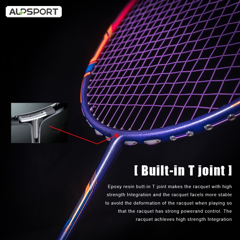 Vợt cầu lông ALPSPORT ALP GJ 10U 52g tối đa 35Lbs 100% sợi carbon siêu nhẹ cao cấp