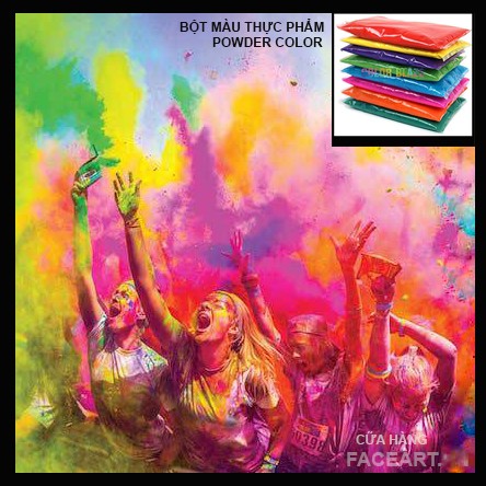 BỘT MÀU THỰC PHẨM COLOR HOLI - BỘT MÀU KỈ YẾU - BỘT MÀU COLOR ME RUN - POWDER COLOR