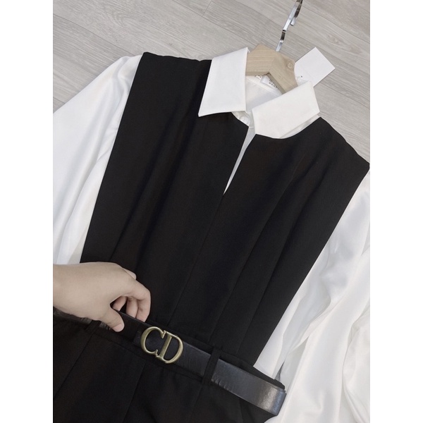 Set 3 Chi Tiết Váy Dài Mix Sơ Mi Rời Rất Linh Động Và Dễ Mặc