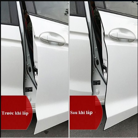 Gioăng cao su chữ u lõi thép - nẹp viền cửa xe ô tô chống va đập tuyệt đối dài 1m