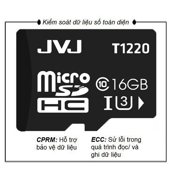 NH25 Thẻ nhớ JVJ 16G U3 C10 tốc độ cao - chuyên dụng cho camera 5