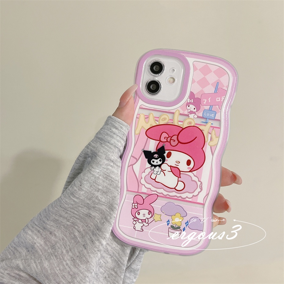 Ốp Điện Thoại Mềm In Hình Kuromi Dễ Thương Cho iPhone 14 13 12 11 Pro Max SE2020 X XR Xs Max 7 8 Plus