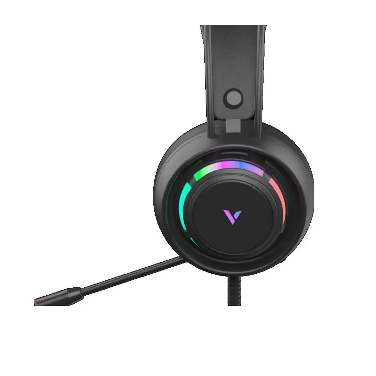 Tai nghe chụp tai Rapoo VH360 LED RGB kết nối cổng USB - Hàng chính hãng