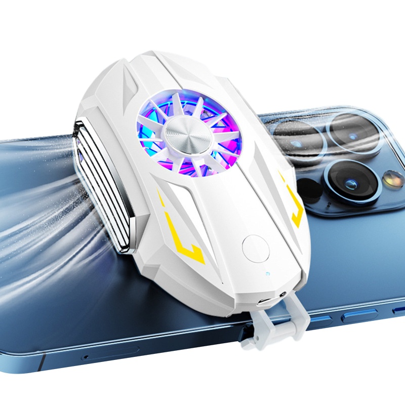 Quạt Tản Nhiệt Mini Yên Tĩnh Cho Điện Thoại iOS Android