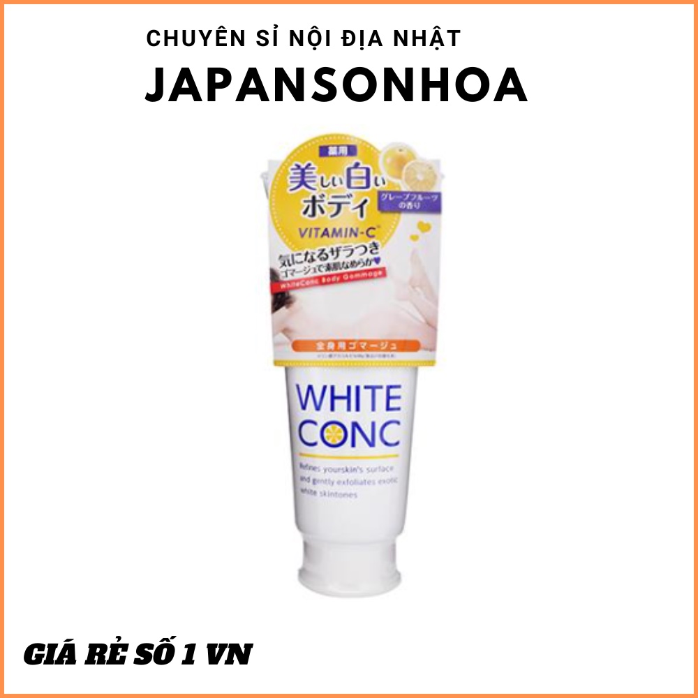 TẨY TẾ BÀO CHẾT DƯỠNG TRẮNG WHITE CONCCHÍNH HÃNG Tẩy da chết thực sự là một trong những bước chăm sóc da vô cùng qua