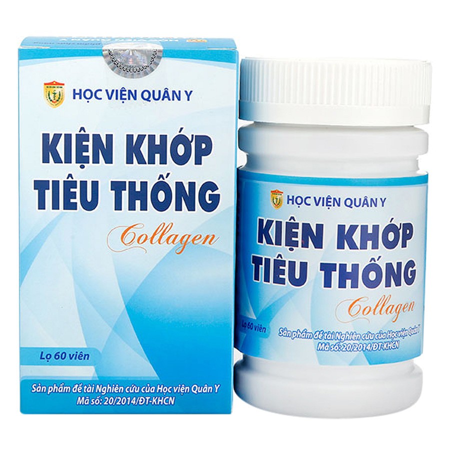 Kiện Khớp Tiêu Thống Collagen Học Viện Quân Y Hộp 60 Viên