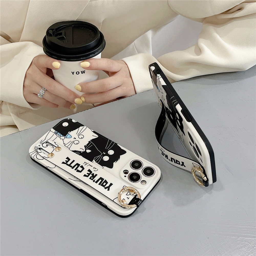 Dễ Thương Ốp Điện Thoại tpu Silicon Mềm Hình Mèo Cho iphone 14 15 13 12 11 pro max 13pro 12pro 14pro 15pro 14promax x xs max xr 7 8 plus