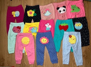 Quần dài mông thú cotton cho bé trai / bé gái