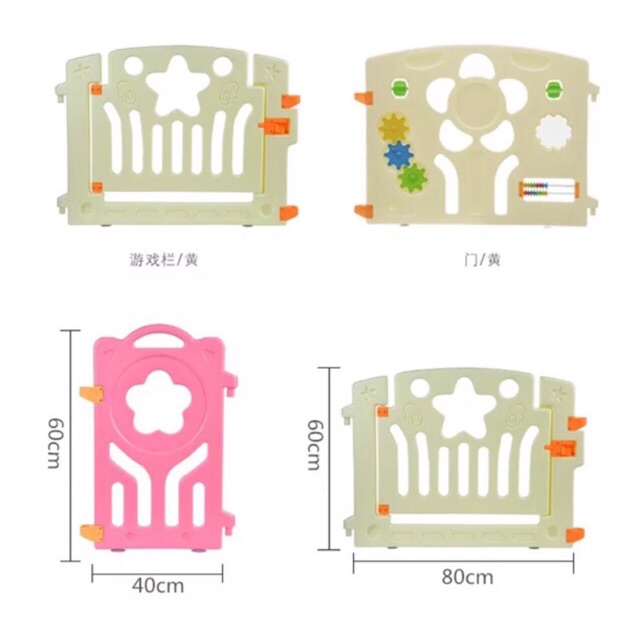 Cửa quây bóng 3D cho bé