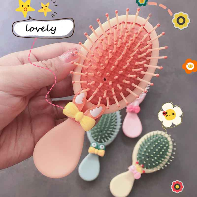 Lược Chải Tóc Tạo Kiểu Mát-Xa Da Đầu Thiết Kế Mini Dễ Thương Cho Nữ