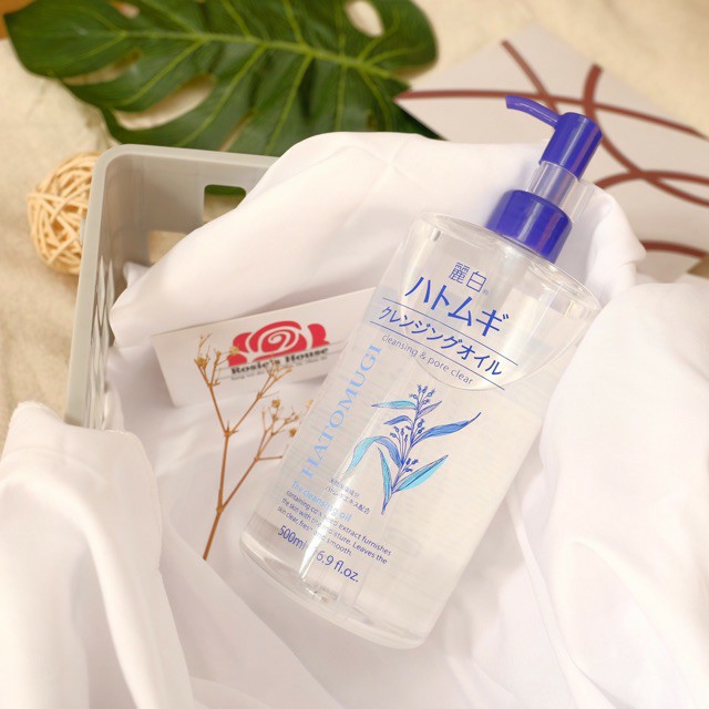 Dầu tẩy trang, dưỡng ẩm, chiết xuất từ hạt Ý Dĩ Hatomugi Cleansing Oil 500ml |HÀNG NỘI ĐỊA NHẬT| | BigBuy360 - bigbuy360.vn