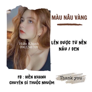 Combo Nhuộm Tóc Nâu Vàng
